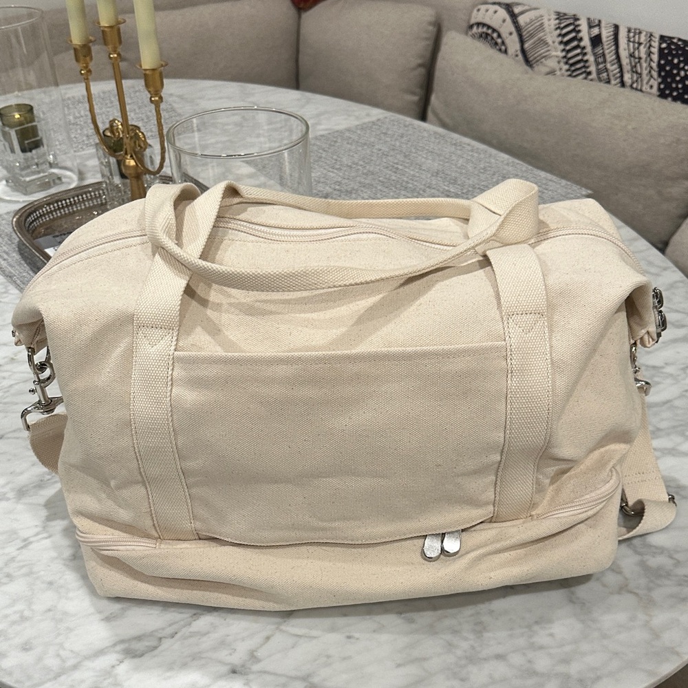 Lo & Sons Cream Canvas Tote